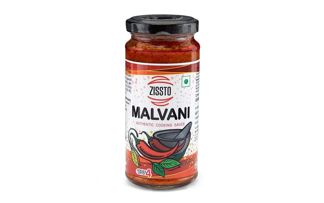 Zissto Malvani Authentic Cooking Sauce   Glass Jar  250 grams